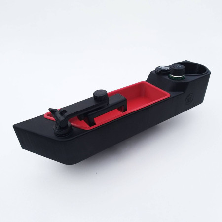 MTZ UK Door Handle "Full" Shelf Black with Phone Mount & Charger | PolyMelTech – sylmex.com
